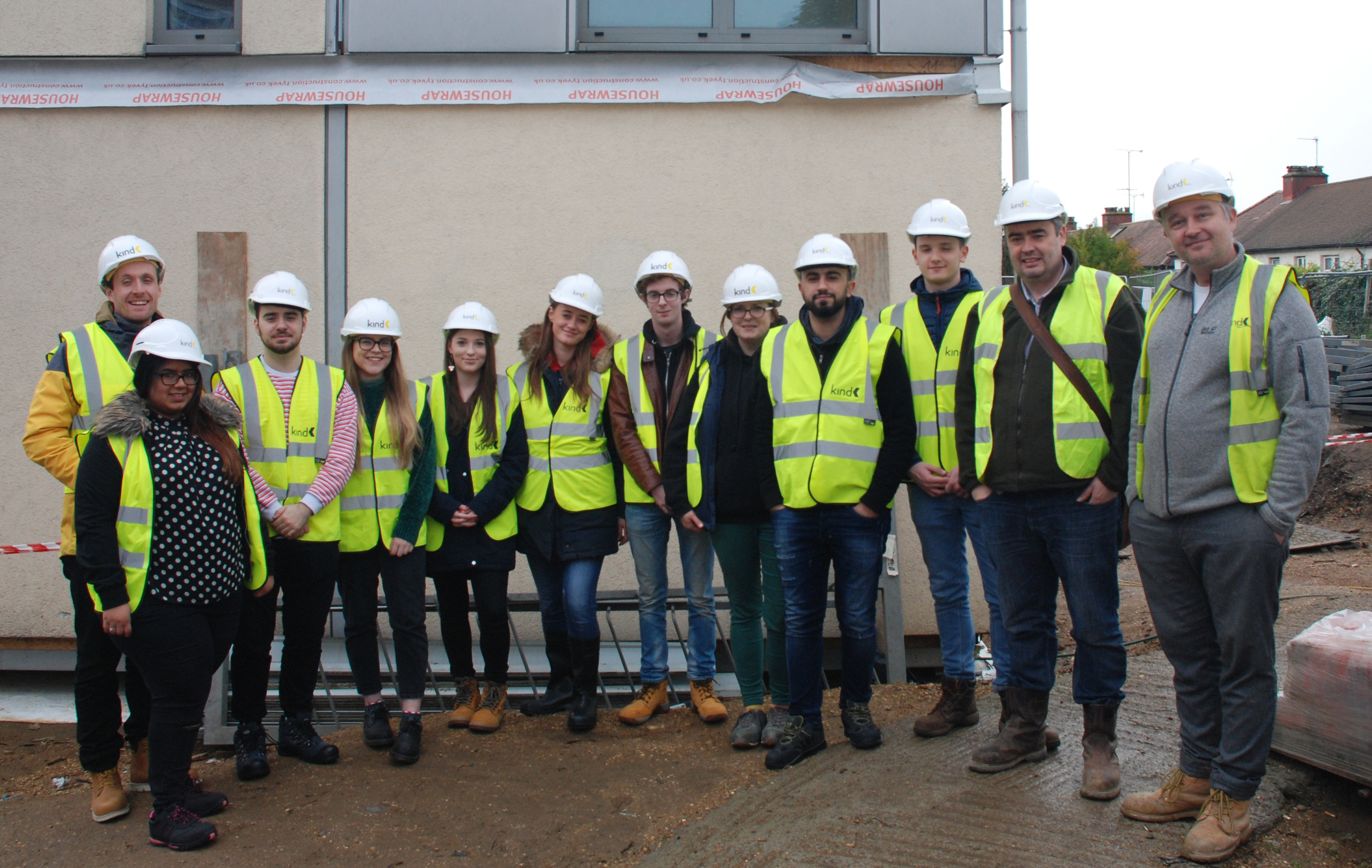 Students Visit Modular Housing Relocation Project image