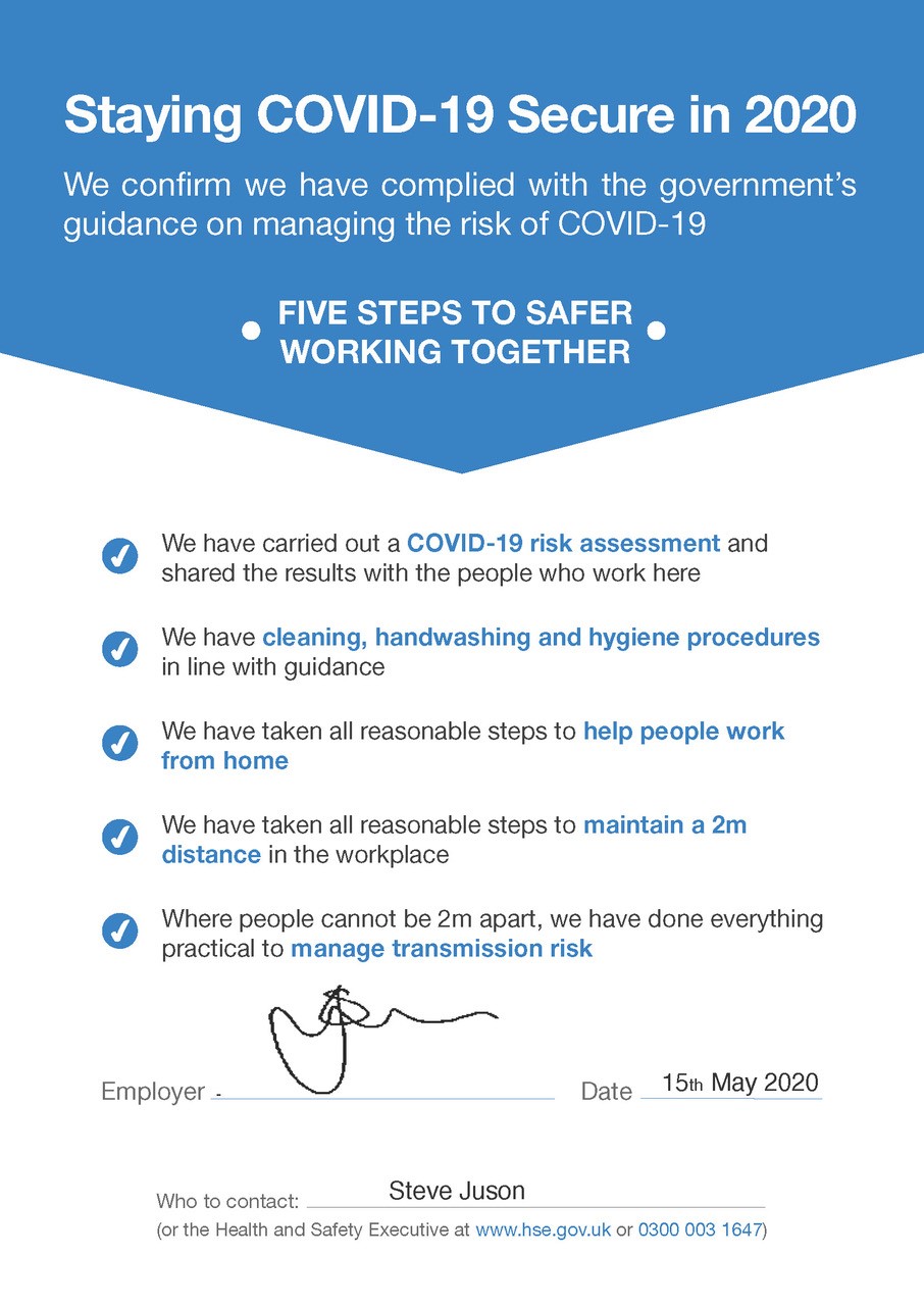 Staying COVID-19 Secure in 2020 image