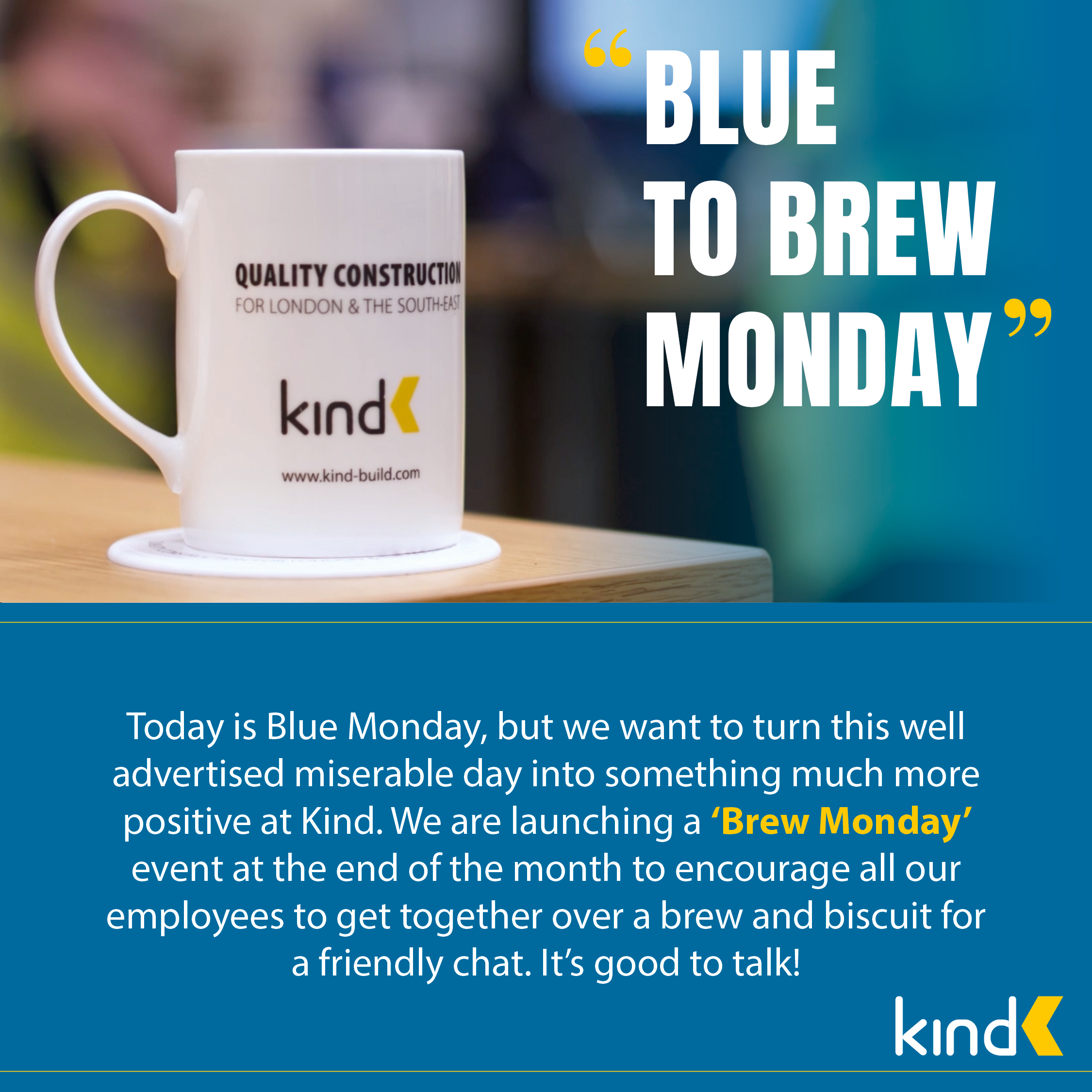 Blue To Brew Monday image