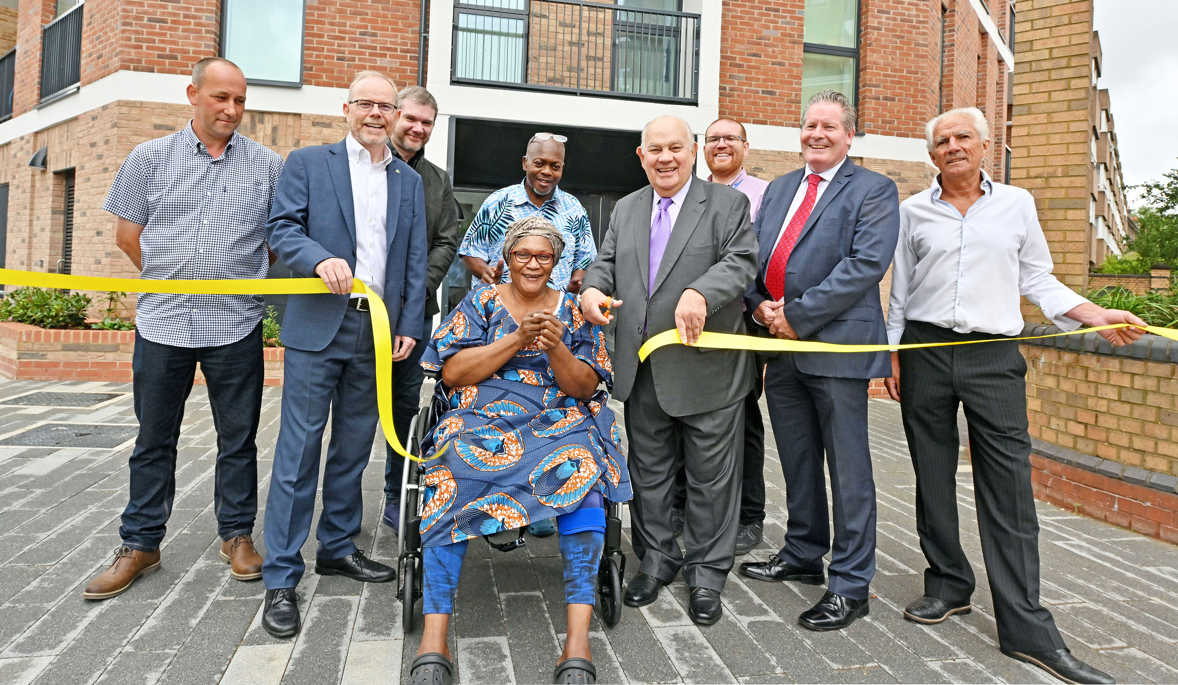 Keats house gets a visit from the The Lord David Evans of Watford to mark handover image