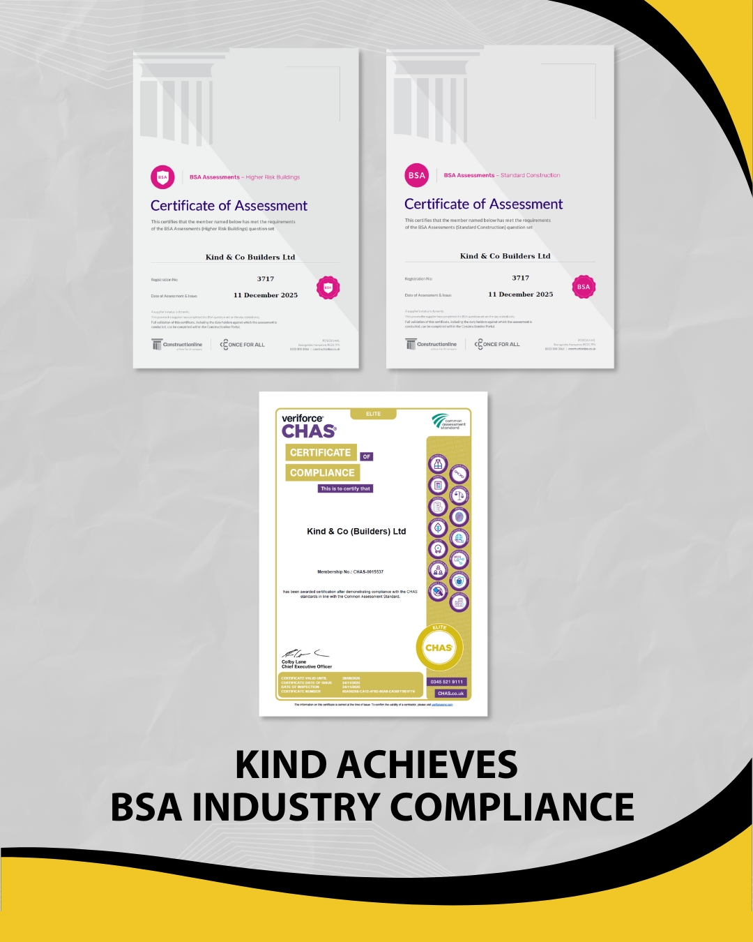 Kind achieves BSA Industry Compliance image